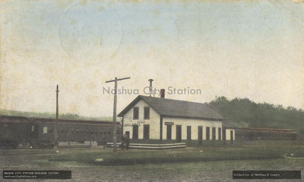 Postcard: Boston & Maine Station, Grafton, New Hampshire